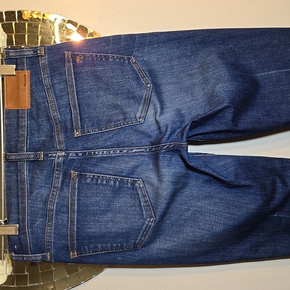 Madewell Cali Demi-Boot Jeans in Preston Wash: Raw-Hem Edition NWOT - Picture 7 of 14